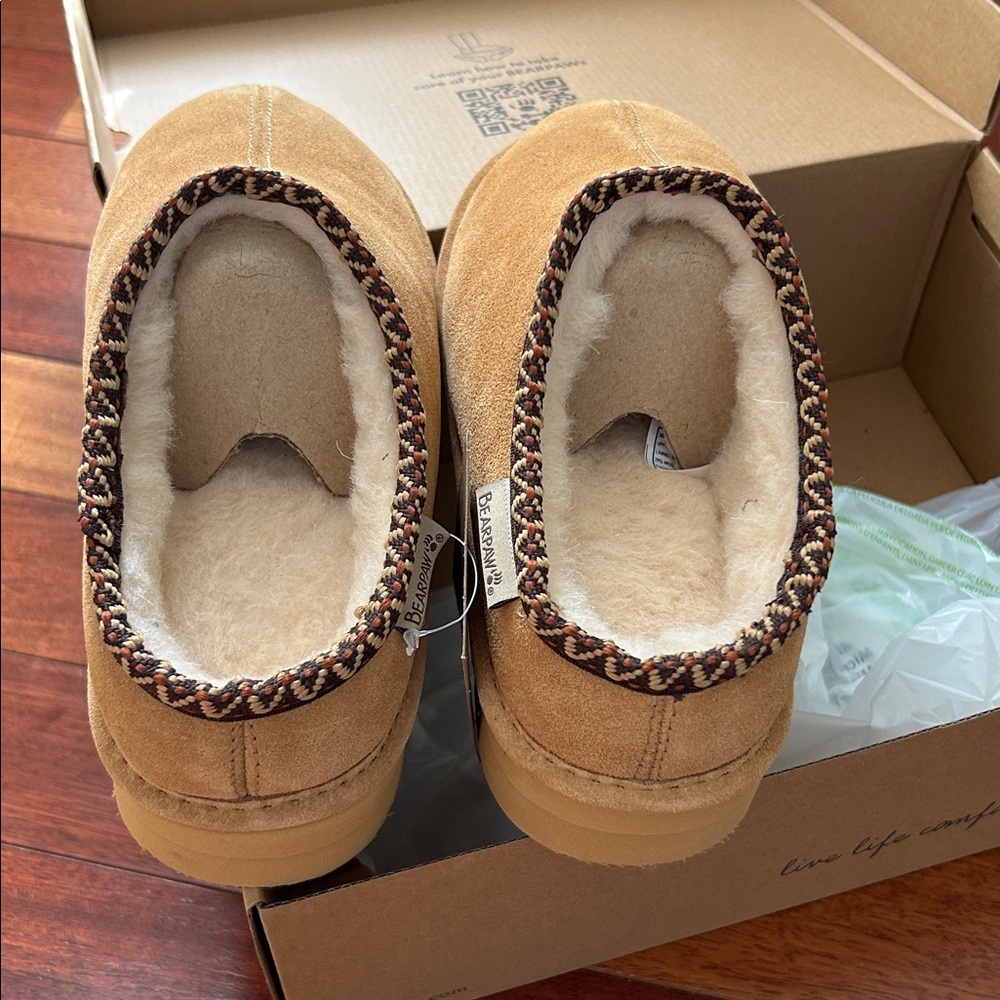 Bearpaw Martis Slipper waterproof Iced Coffee  NIB Size 8 - Picture 10 of 13